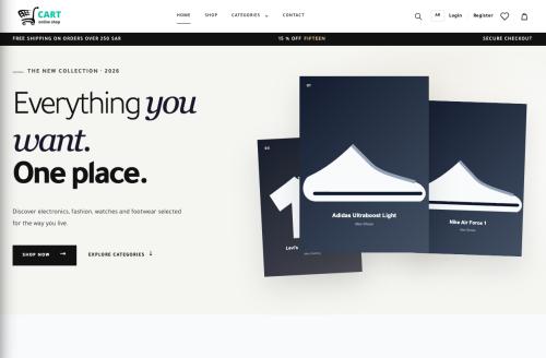  صورة للمشروع موقع تسوق الكتروني E-commerce
